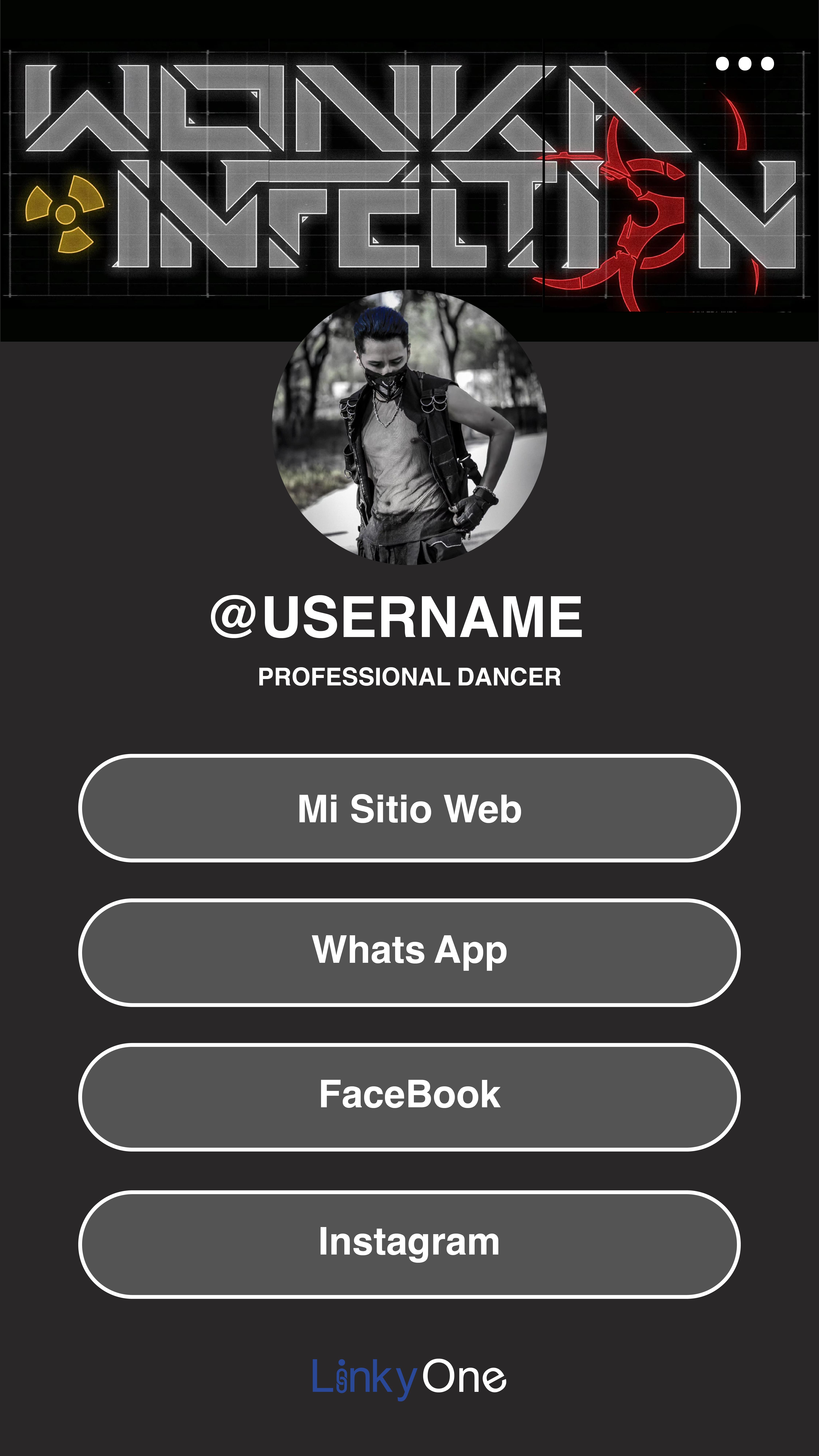 Plantilla para dancers o coreógrafas